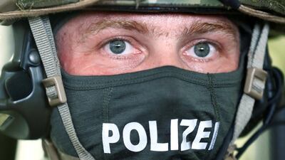 German police raided premises linked to 10 suspects accused of having links with Iran. Hannibal Hanschke / Reuters