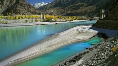 The road to the Khaplu Valley in the Gilgit-Baltistan region in northern Pakistan. Getty Images