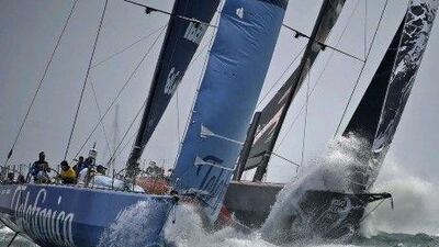 Stormy weather has troubled organisers in Sanya, China