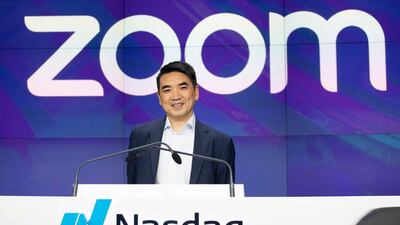 Zoom chief executive Eric Yuan said the company aims to introduce new cloud-based technology. AP