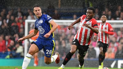 Cesar Azpilicueta – 8. Delivered a stunning first time cross to set up Werner for the German’s goal. Predictably reliable in defence but earns high marks for that cross alone. AFP
