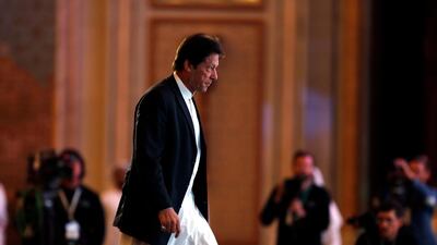 Imran Khan in Riyadh for the Future Investment Initiative. AP