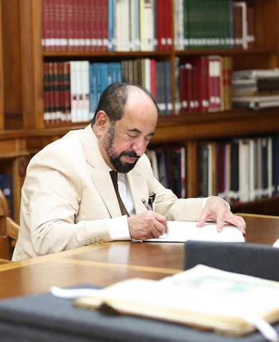 Dr Sheikh Sultan bin Mohammed Al Qasimi has donated Dh2.5 million to bring new books to the libraries of the emirate.