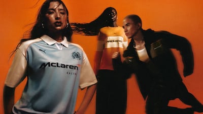 The McLaren Formula One team partners with Puma to produce its lifestyle collection. Photo: Puma