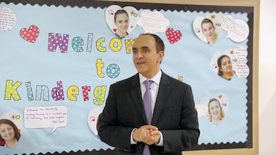 Kamal Kalwani, chief executive officer of Ambassador Education in Dubai, a private school operator. Pawan Singh / The National