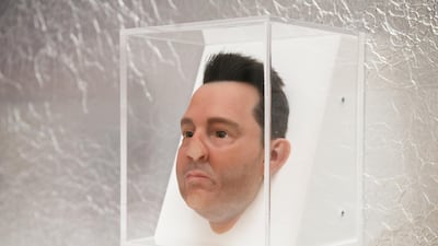 "A Lifes Restrction - Relationships" by Ruth Collett (£1500) is seen during a press preview of the 250th Summer Exhibition at Royal Academy of Arts in London, England. Leon Neal / Getty Images