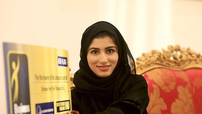 Shamma Alfahim, an Emirati student at Zayed University, was one of the winners in the Business for Better competition. She, along with Sumaia Alharthi, put forth the concept of a multi-gym facility. Ravindranath K / The National
