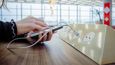 The UAE has cautioned against using public charging points due to cyber crime fears. Photo: Getty Images