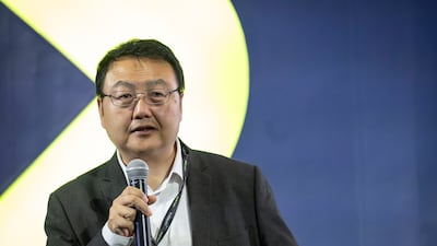 Dr Richard Siow, director of ageing research at King’s College London, at WHX Tech in Dubai. Antonie Robertson / The National