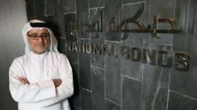 Mohammed Qasim Al-Ali, CEO, National Bonds, at his office in the Emaar Business Park in Dubai.