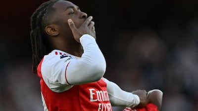Eberechi Eze struck Arsenal's winner against Newcastle. AFP