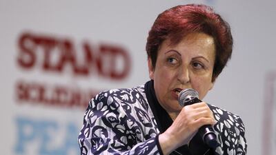 Nobel Peace prize winner Shirin Ebadi of Iran is tempering optimism after reformers made gains in recent parliamentary elections. Kacper Pempel / Reuters