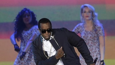 Rapper P Diddy performs during the NBA All Star basketball game. Gerald Herbert / AP photo