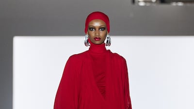 Prabal Gurung was inspired by Nepalese national dress for his autumn/winter 2024 show. Photo: Prabal Gurung