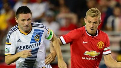 Manchester United defeated the LA Galaxy 7-0. AFP