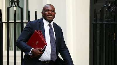 David Lammy will become the UK's deputy prime minister after Angela Rayner was forced to step down in a tax scandal. EPA