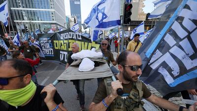 Prime Minister Benjamin Netanyahu's nationalist coalition government is pressing on with its judicial overhaul. Reuters