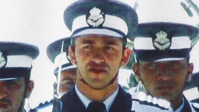 Since Lt Maaz Al Kassasbeh’s fighter jet came down in December, the militant group has taunted the Arab and western forces with the capture of the first soldier from the coalition against them. Jordan Pix / Getty Images