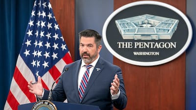 Pentagon spokesman Sean Parnell. AP