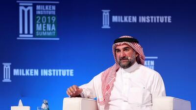 Under Mr Al Rumayyan, the PIF sold its stake in Sabic to Aramco and also picked up the mandate for 70 per cent of the kingdom's renewable projects. Pawan Singh / The National