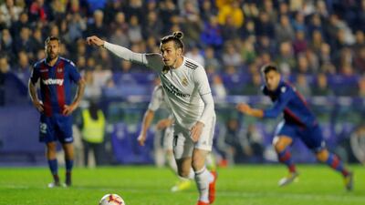 He scored Real's second goal against Levante from the penalty spot recently. Reuters