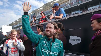 Sebastian Vettel is being seen as a good option to replace Lewis Hamilton at Mercedes. Victor Besa / The National