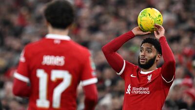Playing his 200th game for club, cracked decent effort just wide of Leno’s goal as wait for first Liverpool goal goes on. Continues to fill in at left-back impressively. AFP