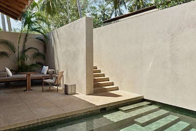 Every villa comes has a private plunge pool. Photo: Amanwella