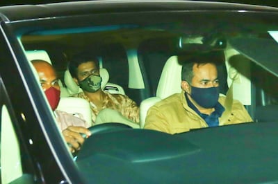 Vicky Kaushal arriving in Jaipur ahead of his wedding. Pallav Paliwal for The National