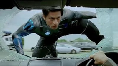 RA.One, a forthcoming Hindi sci-fi film, will be released in cinemas at the end of October, but the video game will be available for the Sony PlayStation in September.