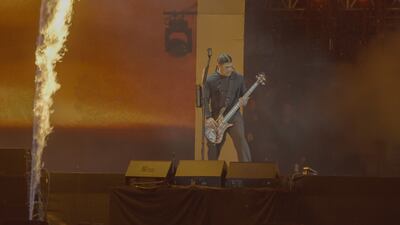 The show featured plenty of hits and fireworks