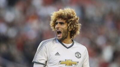 Manchester United's Marouane Fellaini. (EPA)