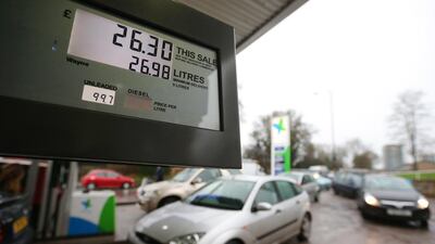 In today’s terms, the equivalent spike might be a $30 per barrel jump in the price of oil over a two-month stretch. Dave Thompson / Bloomberg News