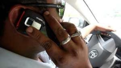Using a mobile phone delays a driver's response to sudden hazards.