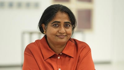 Meena Vari, chief curator of Rizq Art Initiative, says Under the Same Sky was shaped by her experience of seeing Abu Dhabi through the eyes of a newer resident. Photo: Rizq Art Initiative