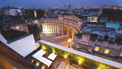 Situated on the fifth and sixth floors, the penthouse has views from two terraces that bring Central London’s history, culture and heritage to your doorstep. Courtesy Knight Frank