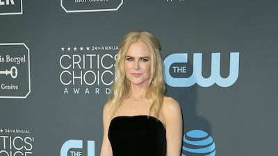 Nicole Kidman in Armani Privé. Reuters
