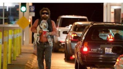 Due Date, a more nuanced comedy from the director Todd Phillips stars Zach Galifianakis and Robert Downey Jr.