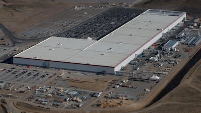 The Tesla Gigafactory, Nevada. Firm could look to use such assets to raise cash. Reuters