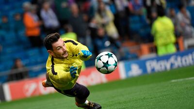 Tottenham Hotspur's French goalkeeper Hugo Lloris was superb against Real Madrid last week. Gabriel Bouys / AFP