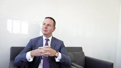 Tony Douglas has been named chief executive of Abu Dhabi Airports Company. Micaela Colace for The National