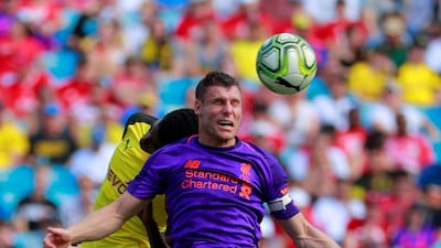 Liverpool's James Milner in action. Reuters