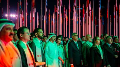 Sheikh Abdullah attends an event to celebrate 51 years since the founding of the UAE. Wam