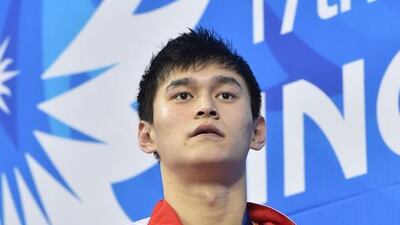 Chinese Swimming Association say Sun Yang took a banned stimulant by mistake, which is why his penalty was low-key. Philippe Lopez / AFP