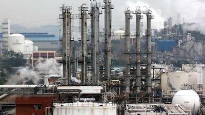 South Korea imports 10 per cent of its crude oil from Iran, some of which is then refined at SK Energy's facilities in Ulsan.