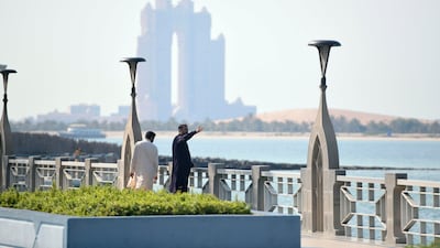 A view from the Corniche. Khushnum Bhandari / The National