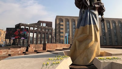 Yerevan, Armenia's capital, is now home to thousands of Syrian Armenians. Many find the country's low wages and high unemployment a serious challenge. Declan McVeigh / The National