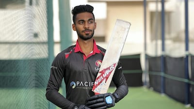 Ansh Tandon ahead of his trip to India to train with IPL side Punjab Kings. Chris Whiteoak / The National