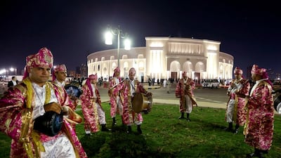 Sharjah’s year as cultural capital of the Islamic world began on March 30, 2014 with the Clusters of Light operetta at the amphitheatre on Al Majaz Island. The work was written by the Saudi poet Dr Abdul Rahman Al Ashmawi and composed by the Bahraini artist Khalid Al Shaikh. Pawan Singh / The National