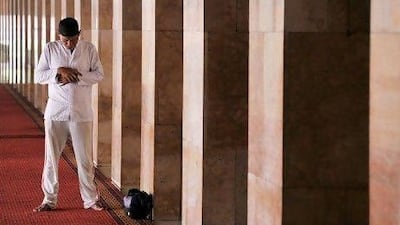 Indonesian Muslims attend prayer during the first day of Ramadan in Jakarta. Muslims are unified by core beliefs and practices, such as faith in a single God, belief in the Prophet Mohammed and fasting during Ramadan, but there are sometimes wide differences in religious interpretation.